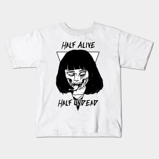 Half Alive, Half Undead Kids T-Shirt